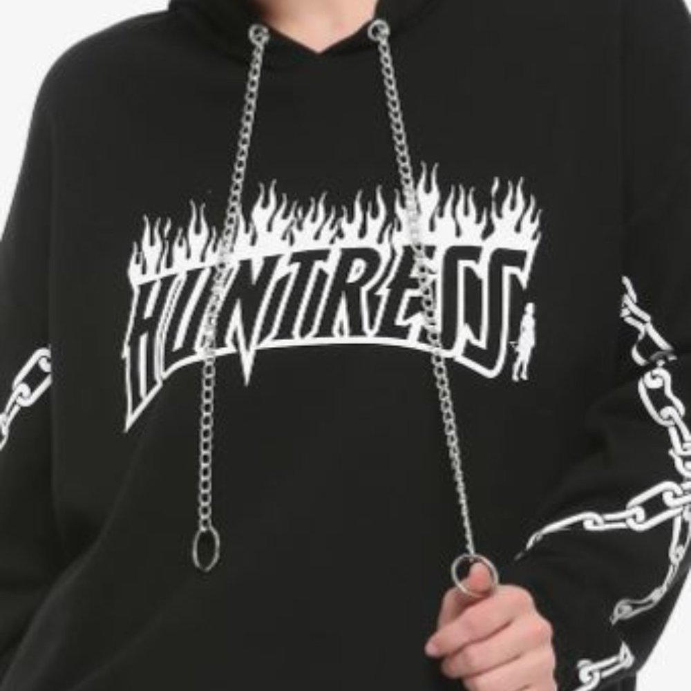 2/$15 Birds of Prey Huntress semi crop hoodie